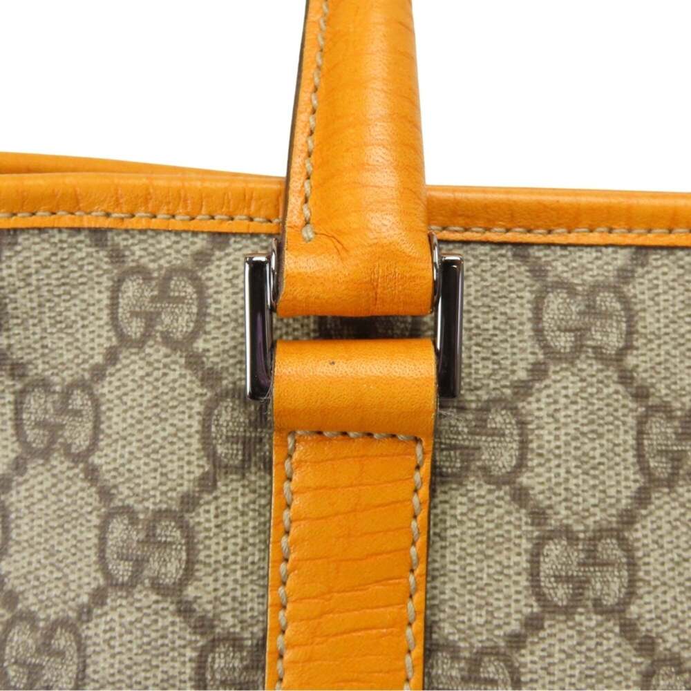GUCCI Cream Leather Tote Bag - Picture 8 of 16